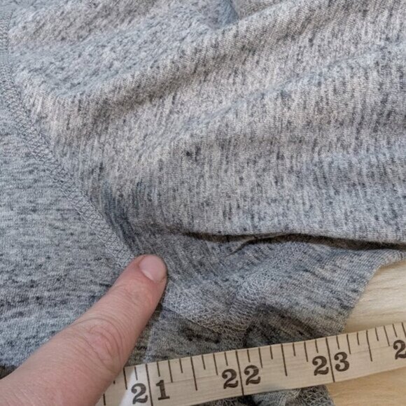 Reigning Champ Heathered Grey Long Sleeve T Shirt Men Size XL - Picture 5 of 7